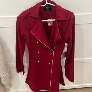 NEW Peacoat Zip Up Blazer NWT